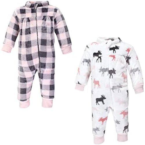 Hudson Baby baby-girls Plush Jumpsuits
