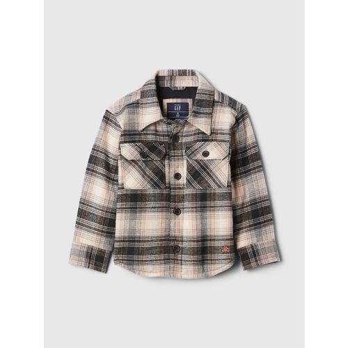 babyGap Organic Cotton Flannel Shirt Jacket - 6-12m