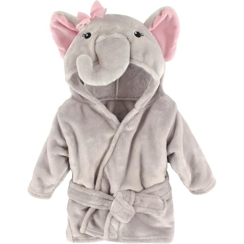 Hudson Baby Unisex Baby Plush Animal Face Bathrobe