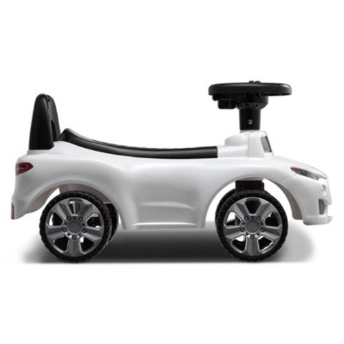 KFFKFF Push and Ride Toy for Young Children, Suitable for 1-3 Years, Racer Design, Transition from Sitting to Standing, Traditional Children's Riding Toy with Musical Steering Wheel