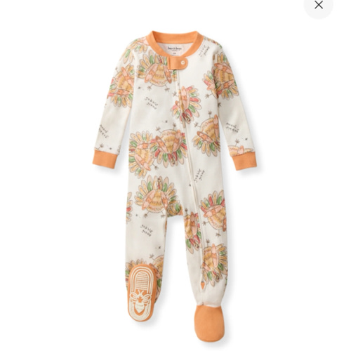 Vivid Turkey Organic Cotton Sleeper – Burt's Bees Baby