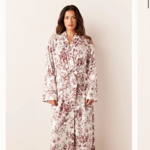 Kaia Kimono Robe | Cambridge Toile – MASONgrey
