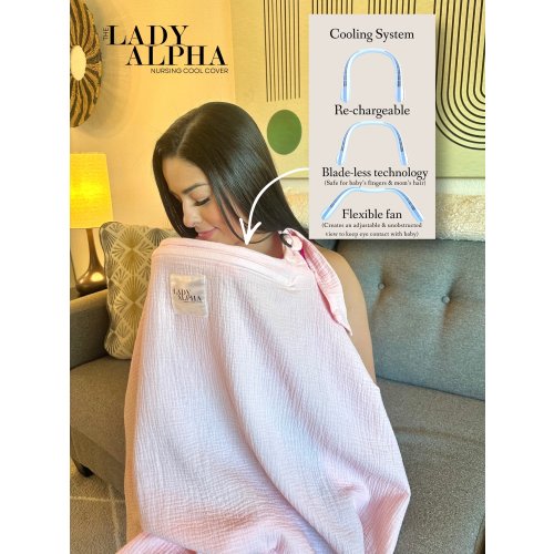 The Lady Alpha Nursing Cool Cover (not so HOT pink) — Lady Alpha -The Nursing Cool Cover