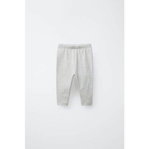 POINTELLE LEGGINGS - Gray marl | ZARA United States