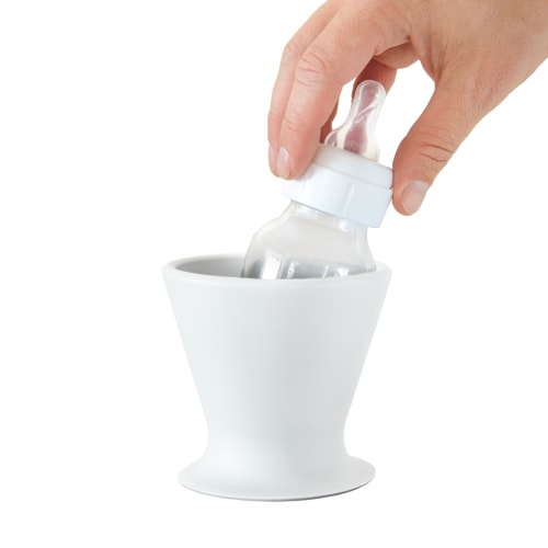 bökee Baby Bottle Holder, Hands Free, One-Hand Bottle Prep
