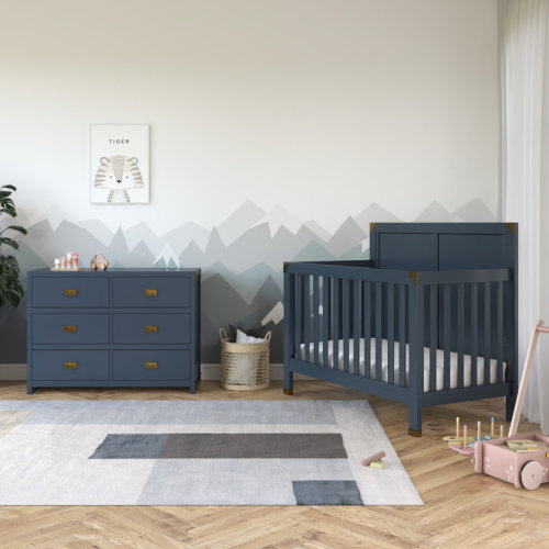 Hubble Convertible Crib And Dresser Set
