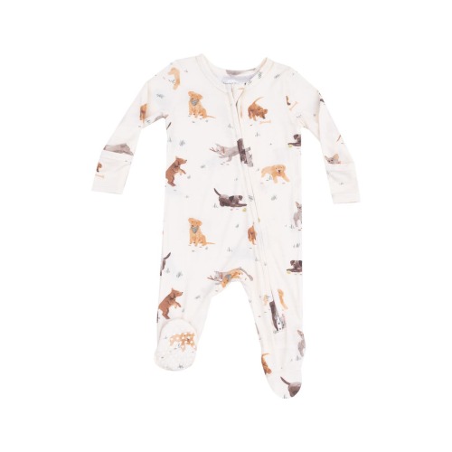 Watercolor Puppies Zip Footie, 9-12M
- Only a few left