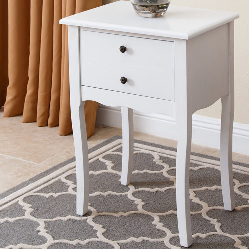 Breakwater Bay Corkey South Solid Wood End Table with Storage & Reviews | Wayfair