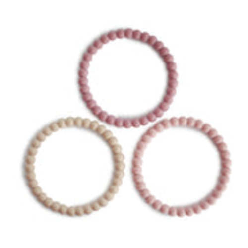 Mushie Baby Pearl Teether Bracelet
