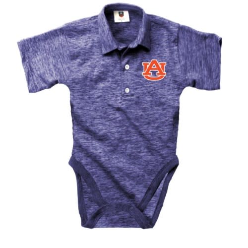 AUB | Auburn Wes and Willy Infant Cloudy Yarn Polo Hopper | Alumni Hall