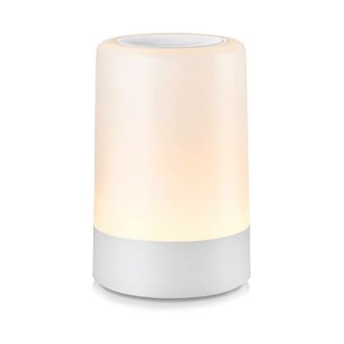 Dremkit Nursery Night Light for Kids, Baby Night Light with Dimmable Warm Light, 5 Color Changing Light, USB Rechargeable Bedside Night Light Lamp for Breastfeeding, Babies and Toddlers Bedrooms