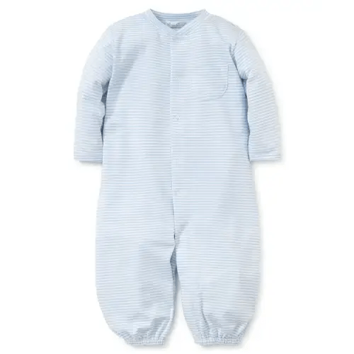 Simple Stripes Blue Convertible Gown