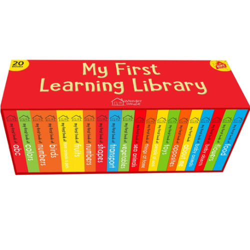 My First Complete Learning Library: Boxset of 20 Board Books Gift Set for Kids (Horizontal Design)