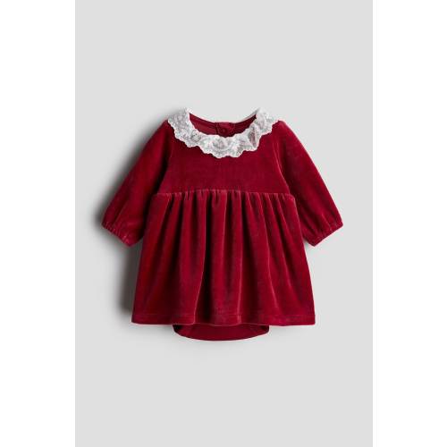 Velour Bodysuit Dress