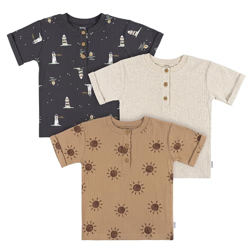 12 Month Gerber Baby Boys' Toddler 3-Pack Short Sleeve Pocket Tees