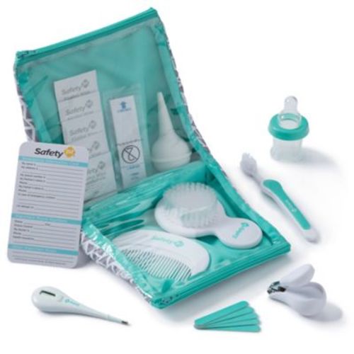 Safety 1st® Deluxe Baby Heathcare & Grooming Kit in Aqua - AQUA - 24 PIECE