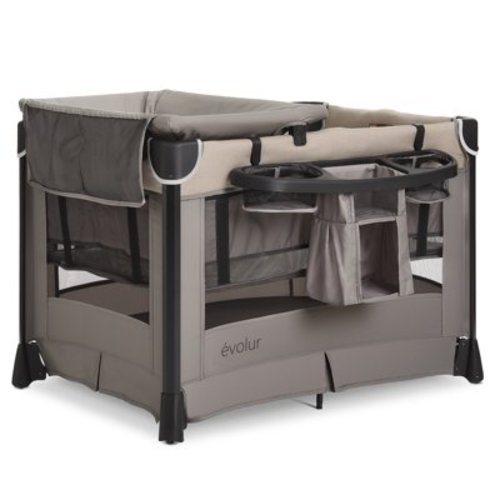 Evolur Cozy Cove Deluxe Playard, Beige