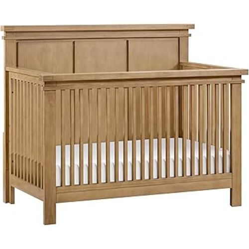 Soho Baby Mystic 4 in1 Crib Convertible, Honey Wood