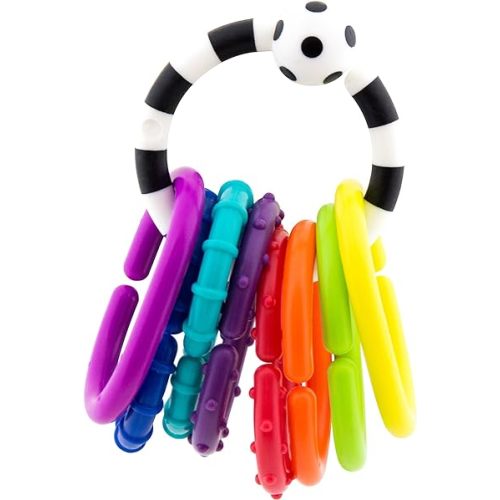 Sassy Ring O Links 9 Piece Set, Links for Stroller or Carrier Seat, 0+ Months