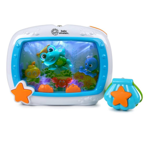 Baby Einstein Sea Dreams Soother Musical Crib Toy and Sound Machine, Newborn and up