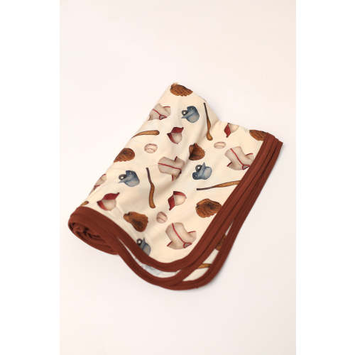 Baseball Bamboo Swaddle Blanket