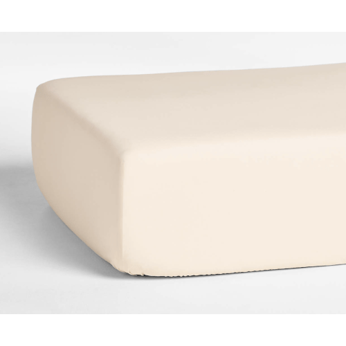 Cozy Cloud Washed Organic Undyed Cotton Baby Crib Fitted Sheet