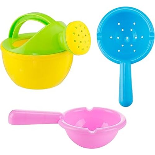 Bath Toys for Toddlers Age 1-3 - Baby Bath Tub Swimming Pool Water Table Toys, Easy to Clean, Mold Free Water Toys Fun Tactile Training Newborn Gifts, 3 Pack
