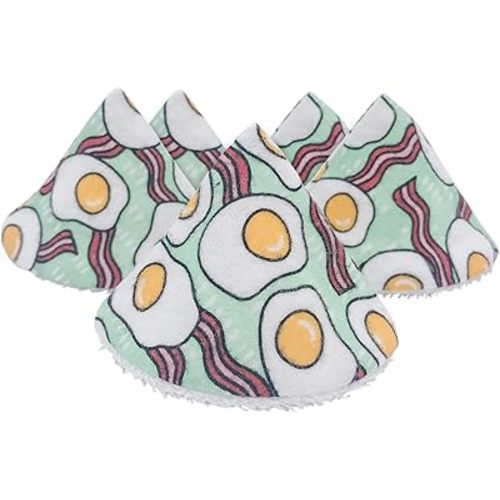 Pee Pee Teepee Bacon & Eggs 5 Pieces Baby boy Pee Shield Babyboy Essentials peepeeeteepee Baby boy Diaper Cover for Boys Teepee Pee Shield Pee Covers