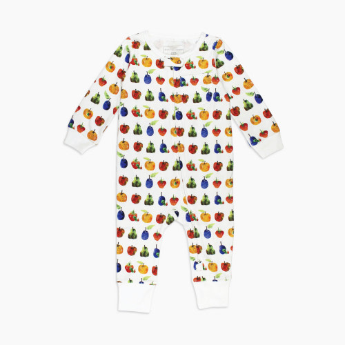 L'ovedbaby Organic Footless 2-Way Zipper Romper - Fruit, 12-18m