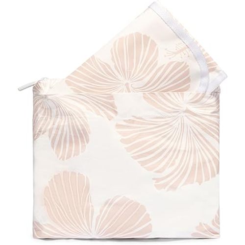 Ditty Co. Diaper Bag Pouch | Diaper Clutch with Portable Changing Pad | Lightweight, Splash-Proof Organizer Pouch | Wet Bag for Baby Travel Essentials | Easy to Clean | Aloha Print