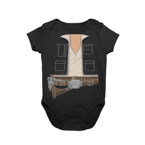 Baby Solo Smuggler Halloween Costume Bodysuit | Baby Rebel Star Hero Cosplay Costume | MNSSHP Unique Costume | Baby Boy Costume | Gift