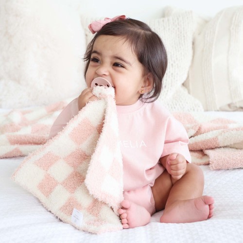 Cuddle Lovey | Rose Check