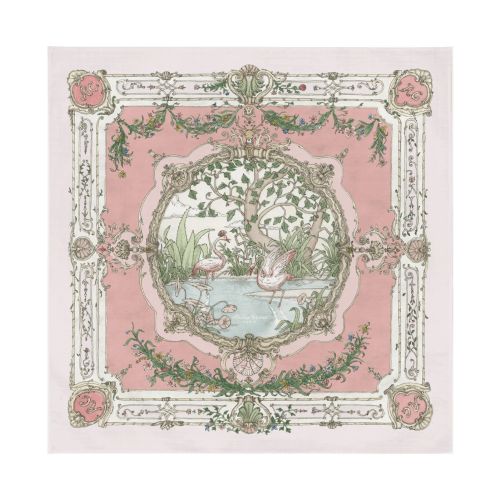 Atelier Choux Paris Carré Swaddle, Carousel Pink - Dalhouse