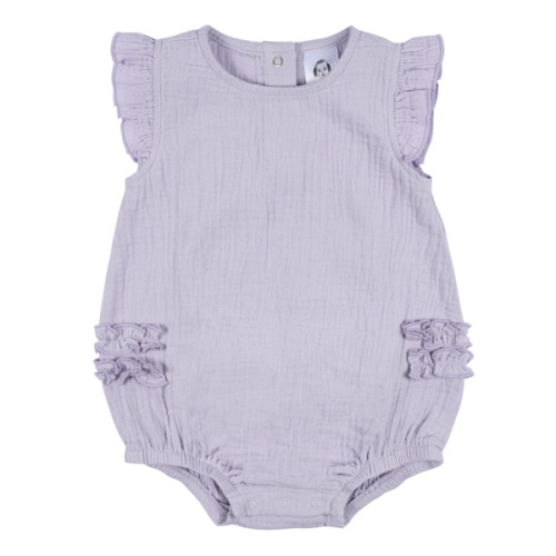 Baby Girls Purple Gauze Bubble Romper – Gerber Childrenswear