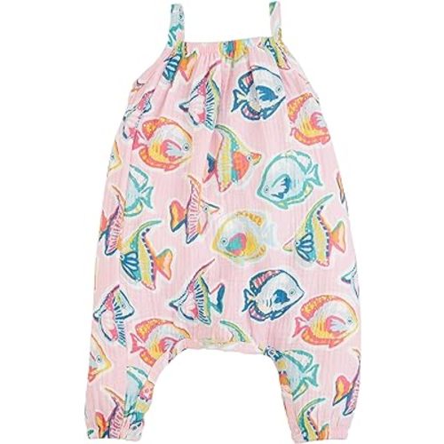 Mud Pie baby-girls Baby Girl Rainbow Fish Longall;