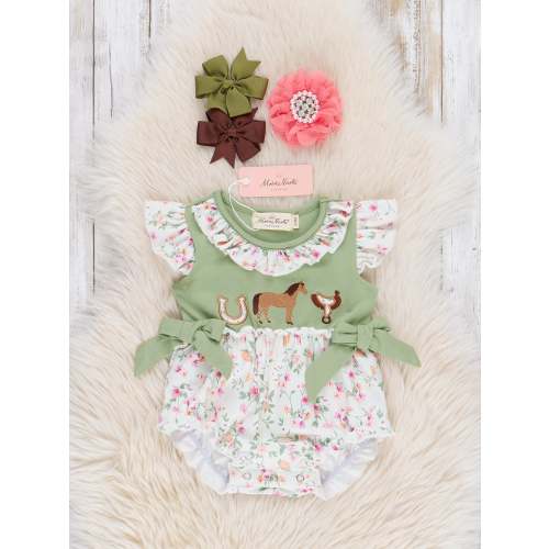 Ranch Friends Floral Ruffle Bubble