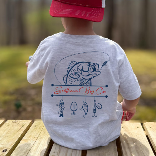 Bass and Lures Boys Short Sleeve Shirt