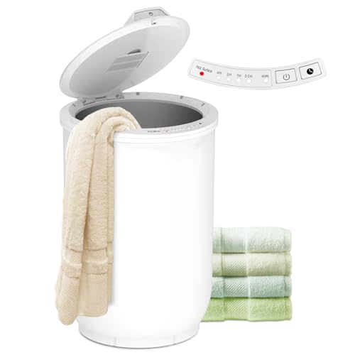 Trydow Ultra Large Capacity Towel Warmer Bucket, Rapid Heating with Timer, One-Button Control, Safety Lock, Perfect for Home and Spa