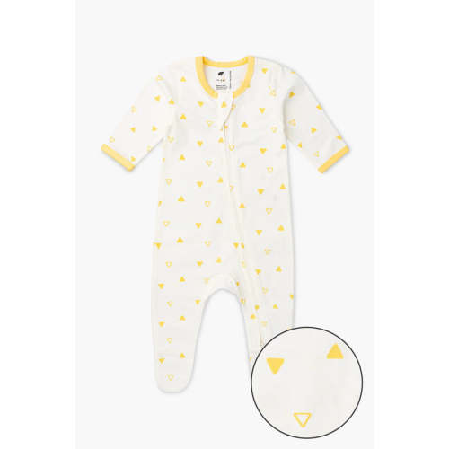 Ribbed Cotton Zipper One-Piece - Organic Baby Clothes - Monica + Andy