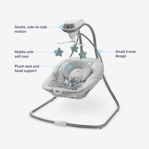 Graco Simple Sway Swing, Ivy - Base
