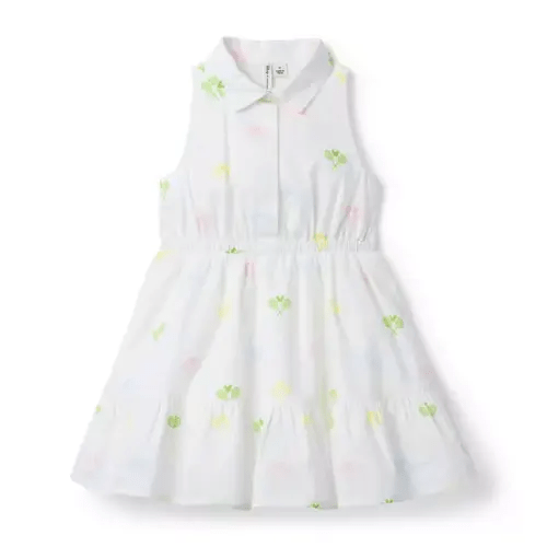 Girl White Mickey Mouse Tennis Disney Mickey Mouse Tennis Icon Dress by Janie and Jack