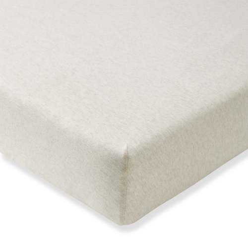 Solid Organic Cotton BEESNUG® Fitted Crib Sheet - Oatmeal