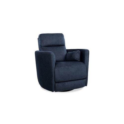 Omni Indigo Power Swivel Recliner | Bob Mills Furniture