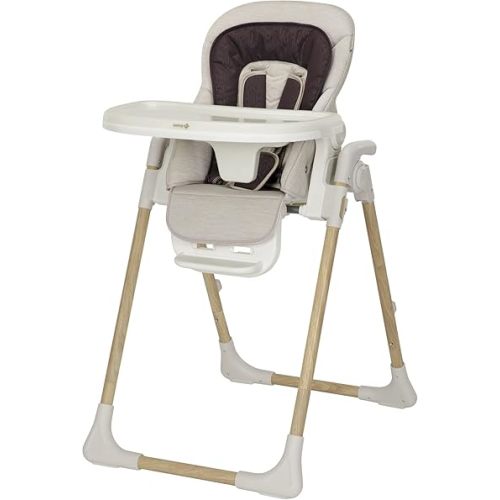 Safety 1st 3-in-1 Grow and Go Plus High Chair, 3 Modes of Use: Infant Recliner, Toddler high Chair, and Child seat, Dunes Edge