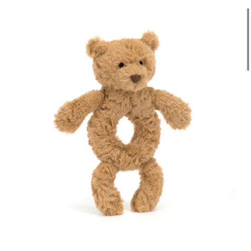Jellycat® Bartholomew Bear Ring Rattle – Dream a Little Dream