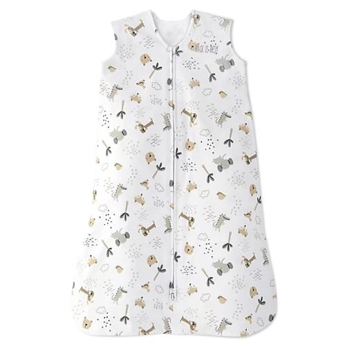 HALO SleepSack, 100% Cotton Wearable Blanket, Swaddle Transition Sleeping Bag, TOG 0.5, Weather Friends, Small, 0-6 Months
