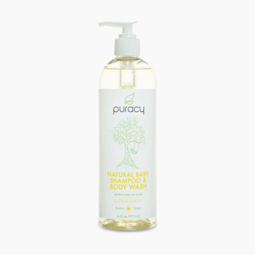 Puracy Natural Baby Shampoo & Body Wash - Citrus Grove, 16 oz
