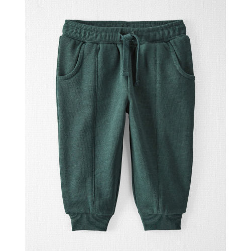 Baby Organic Cotton Joggers in Poplar Green
