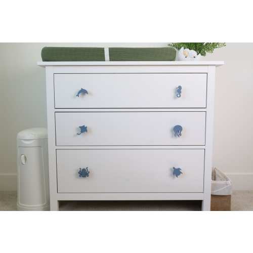Ocean Animal Drawer Knob for dressers in nursery or kids room