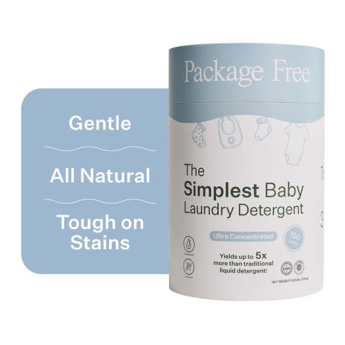 Package Free The Simplest Baby Laundry Detergent Powder, Unscented, 100 Load